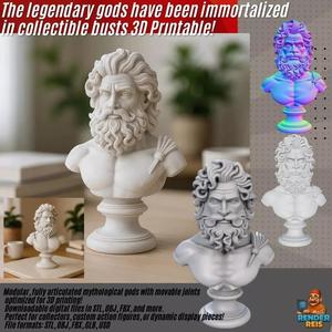 Mythological Hero Bust