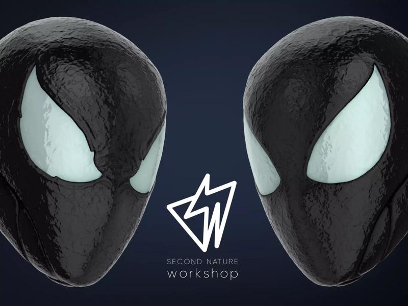 Marvels Spider Man Symbiote Mask  Halloween Scary Horror Cosplay