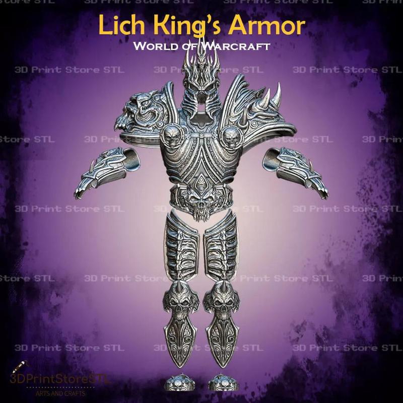 Lich King Armor Cosplay World Of Warcraft - STL File