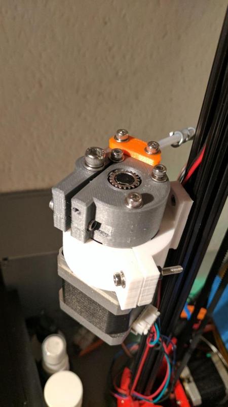 Extruder no push fit connection for NEMA-17 motor with integrated Planetary gearbox
