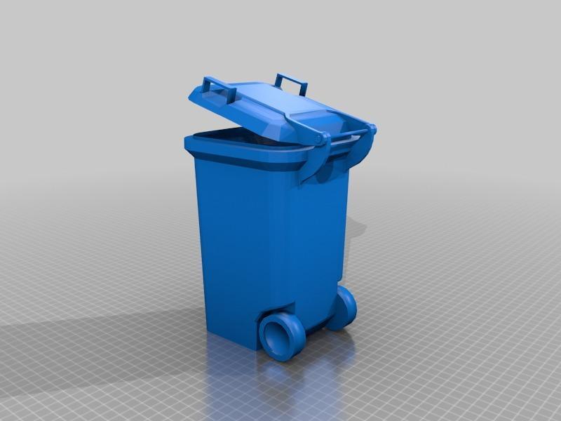 Low Poly Dustbin
