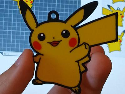 Pikachu Pokemon Keychain