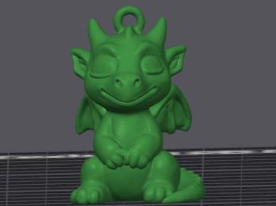 Baby Dragon Keychain