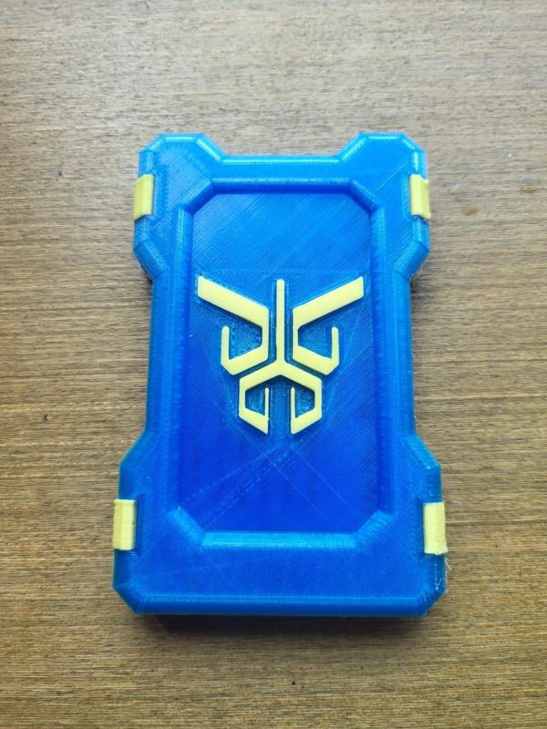 Cardholder-Wallet (ONLY backplate with Logo Kamen Rider Kuuga)