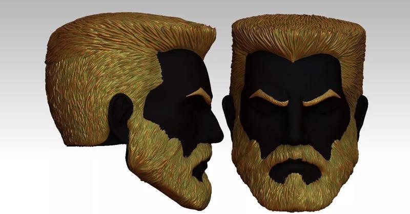 3D Hair style for Man V44
