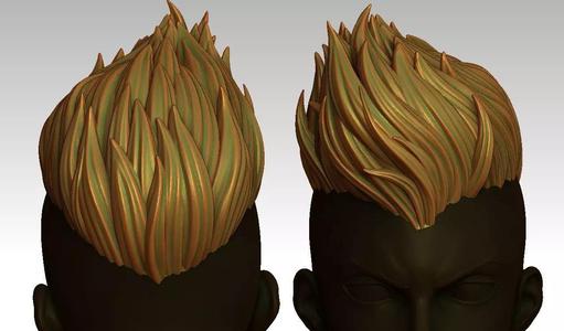 3D Hair style for Man V03
