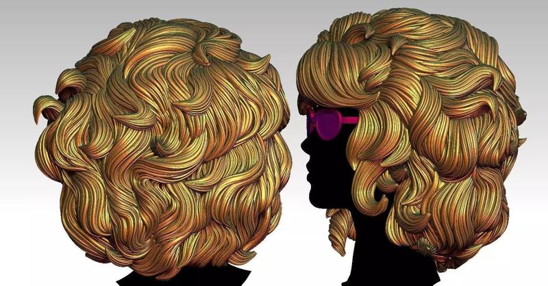 3D Hairstyles for girl V118