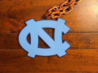 North Carolina Tar Heels Oversized Necklace Logo