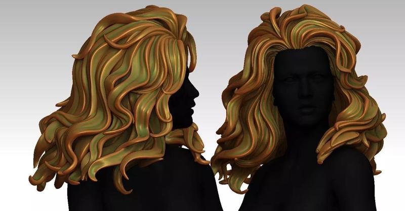 3D Hairstyles for girl V71