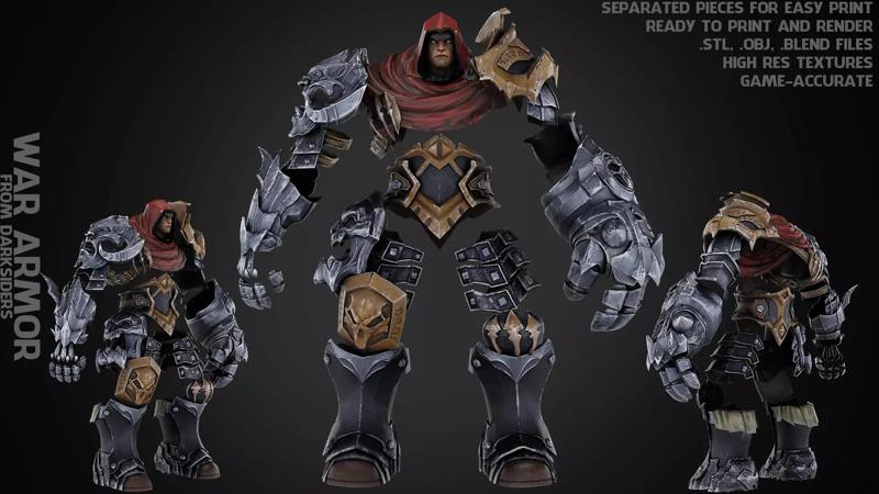 Darksiders War Armor for Cosplay