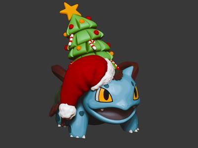 pokemon christmas ivysaur