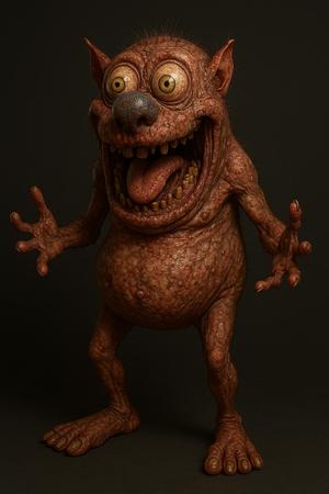 Stimpy Grotesque Hyperrealistic Stimpy of Ren and Stimpy Collection