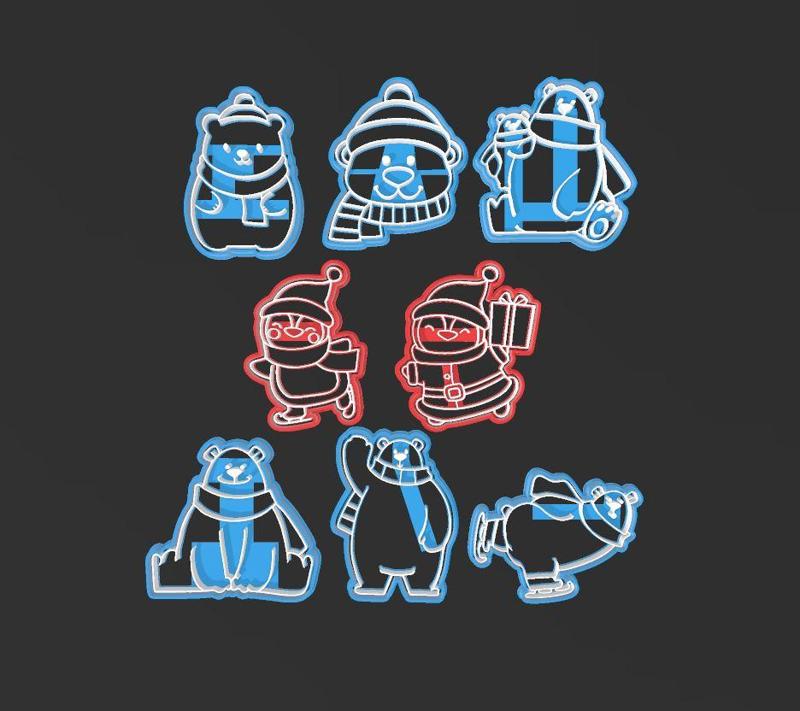 North Pole Cookie Cutter Set