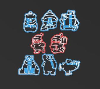 North Pole Cookie Cutter Set