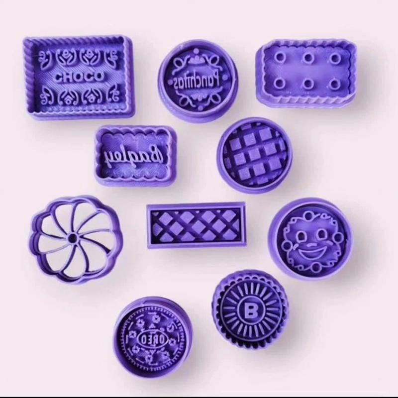 cutters and stamps kit x10 cookies