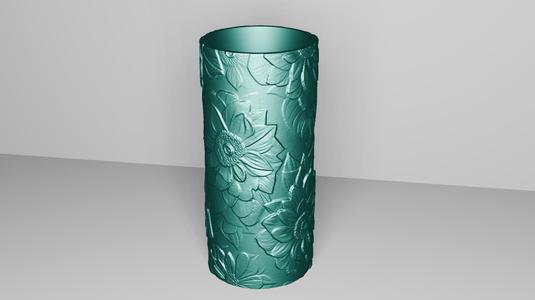 Flower Design Seltzer Can Koozie