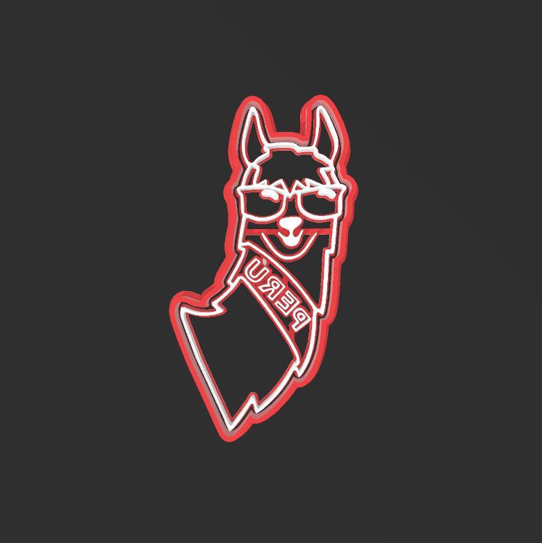 Llama, Peru, cookie cutter