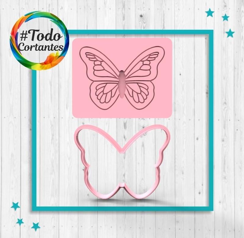 Embossed butterfly cutter