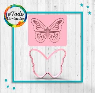 Embossed butterfly cutter