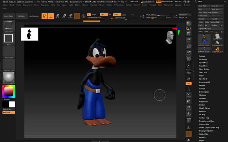 DAFFY DUCK TENT MALL PANTS