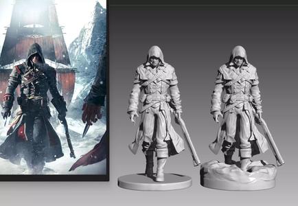 Assassins Creed Rogue Shay Cormac with snow and flat paltform