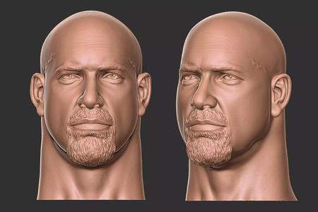 Bill Goldberg 3d print
