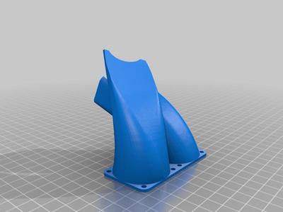 Dual fan duct 2x 40mm