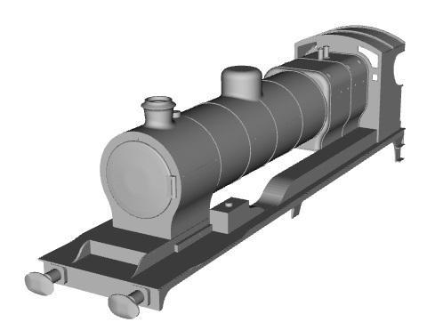 GCR/LNER O4/3 loco 1/87 scale