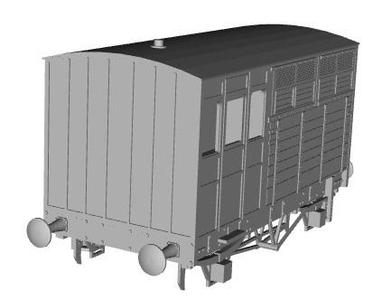 LT&SR D31 Horse box 1/87 scale