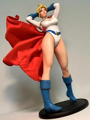 Power Girl Statue - Print Ready