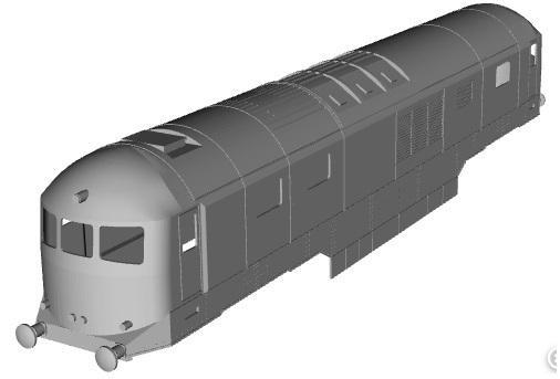 BR(GWR) Gas Turbine loco 18000 1/148 scale
