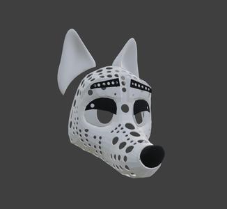 Toony fursuit fox mask base (not tested)