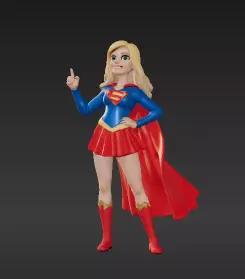 28 - Collectible Comic Book Heroine - Stylized Female S