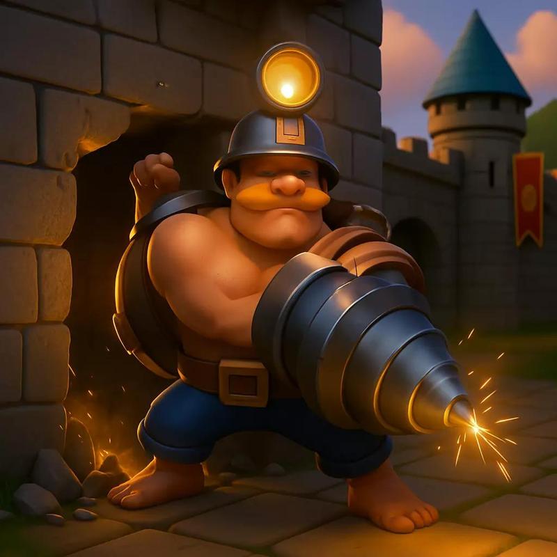 clash royale Gran minero