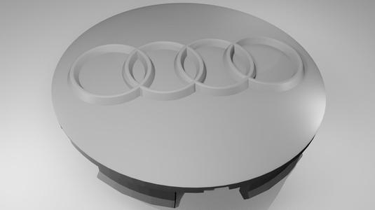 Audi wheel cap large