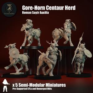 Roman Saytr Gore-Horn Centaurs - Presupported
