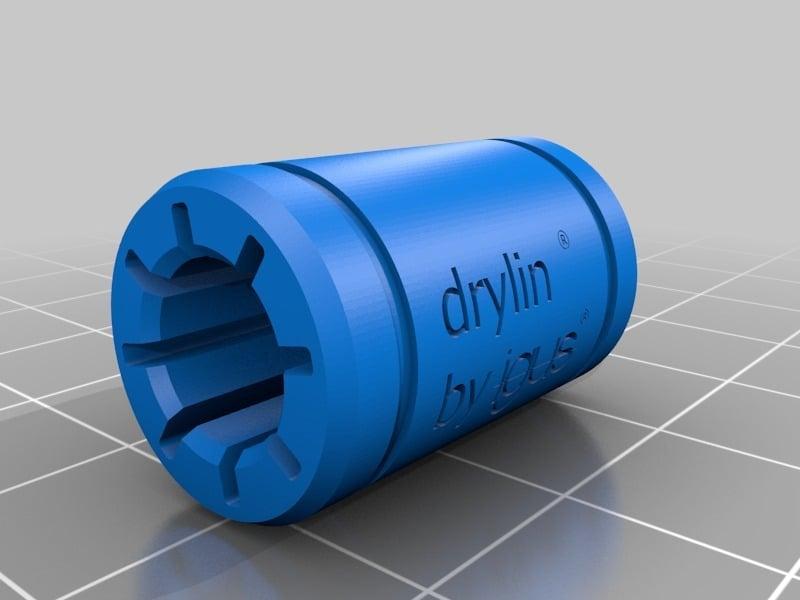 drylin® bearing for 8 mm shafts; OD 15 mm
