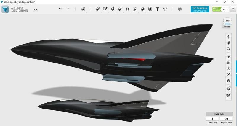 Hypersonic Scramjet Strategic Bomber Drone