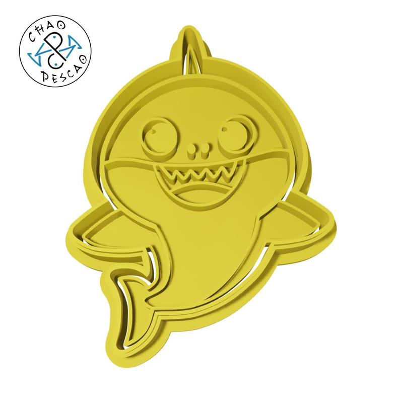 Baby Shark (no 4) - Cookie Cutter - Fondant - Polymer Clay