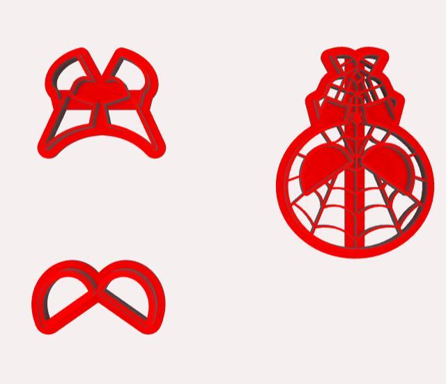 Cortador Modulado Homem Aranha Cute (Cabeça para baixo)