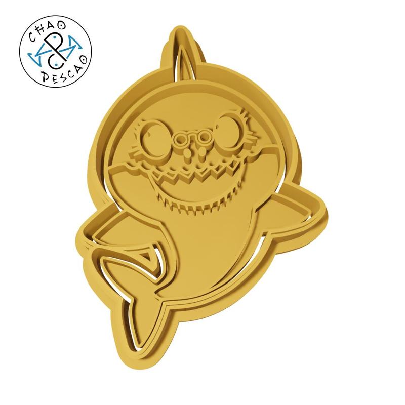 Baby Shark (no 3) - Cookie Cutter - Fondant - Polymer Clay