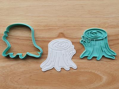 Stump Cookie Cutter Woodland