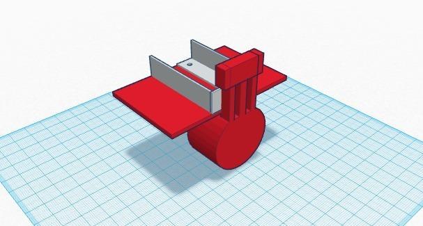 CNC Gimbal Tricopter Mount