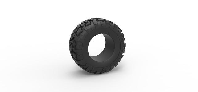 Diecast offroad tire 114 Scale 1:25