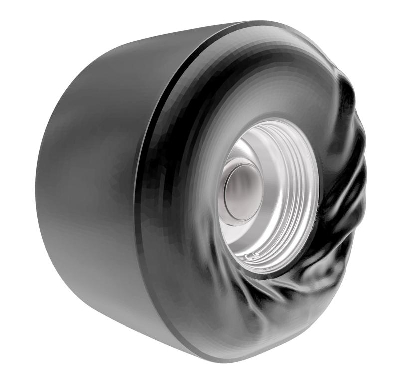 Wrinkled dragster tires with wheel - 1/64 - 1/24