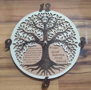 led light and clock yggdrasil theme decor (lasercut,3dprint,rechargeable)