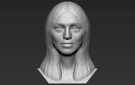 Madonna bust 3D printing ready stl obj formats