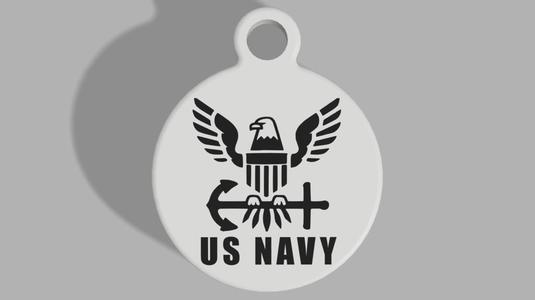 United States Navy Keyring
