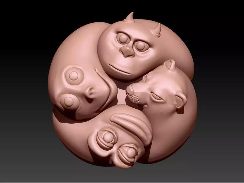 keycap meme Cheems Mike Wazowski Momo Pepe cute for keyboard