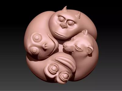 keycap meme Cheems Mike Wazowski Momo Pepe cute for keyboard